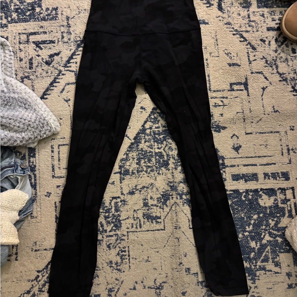 Lululemon Black Camo Leggings